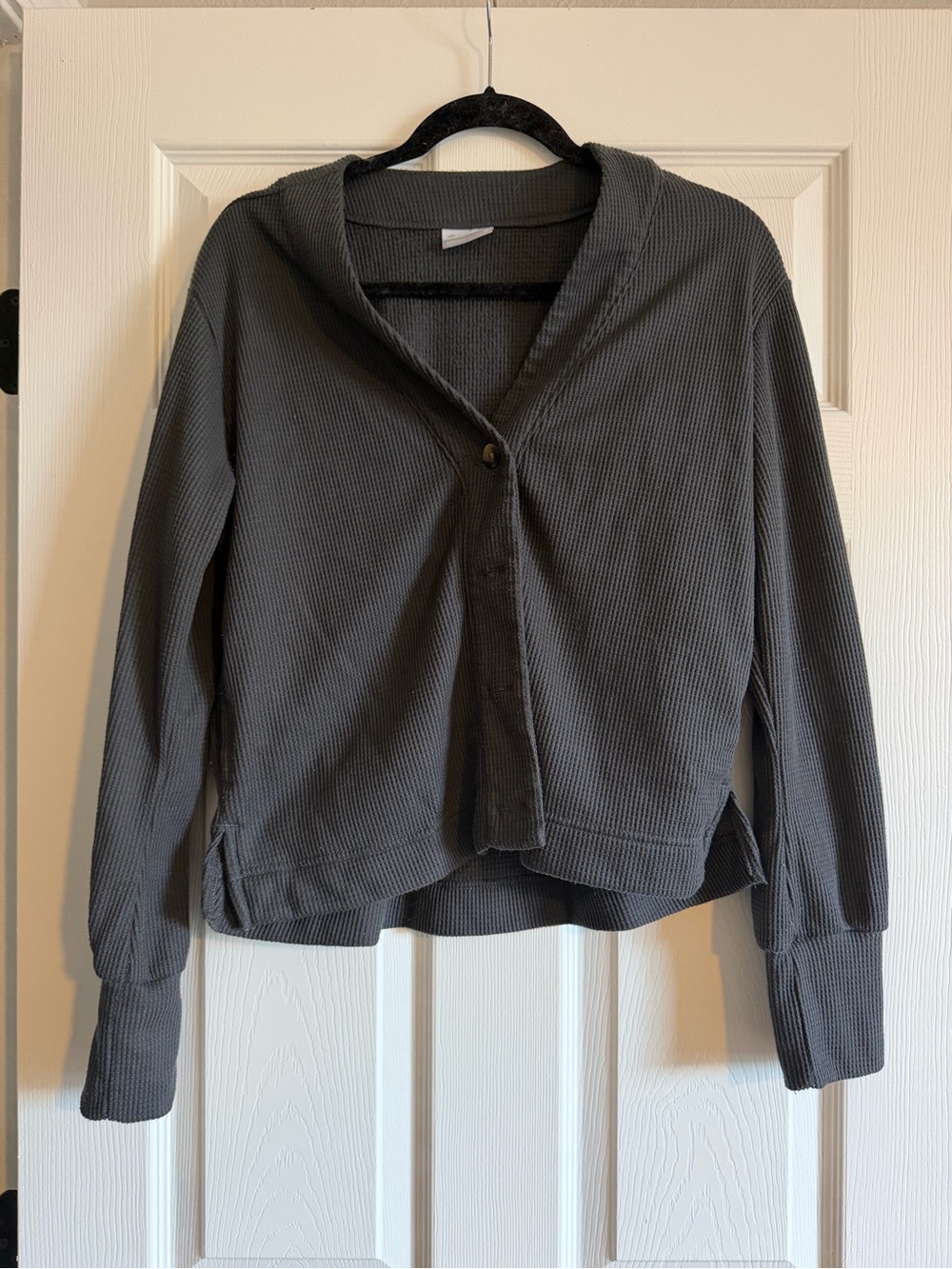 Columbia Waffle Knit Button Up Cardigan